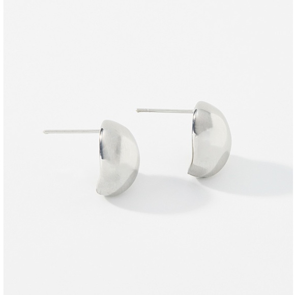 Zag Bijoux silver stainless steel Rosée earrings made in France NWT - Picture 1 of 5